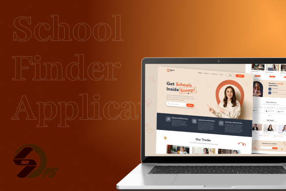School Finder Application screenshot